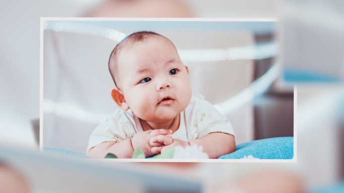 宝宝电子相册图片照片展示模板