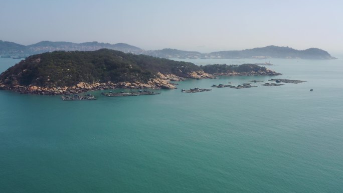 漳州龙海浯垵岛航拍