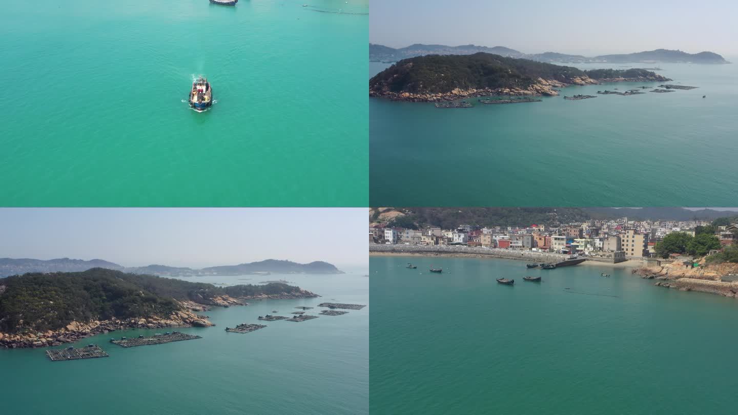 漳州龙海浯垵岛航拍