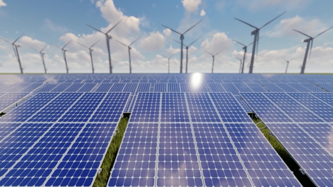 新能源太阳能风能风力发电