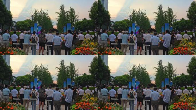 杭州钱江世纪城公园建成开园仪式