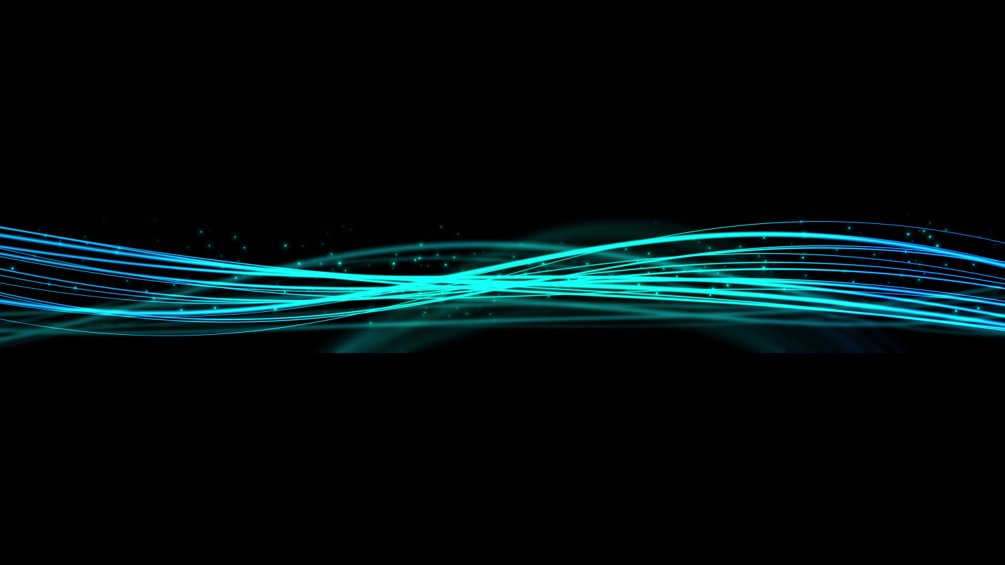 8K带通道 蓝色粒子线条 流动光线