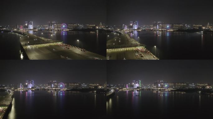 深圳前海航拍4K 夜景05