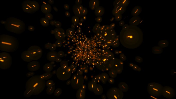 粒子爆炸4K 带alpha透明通道
