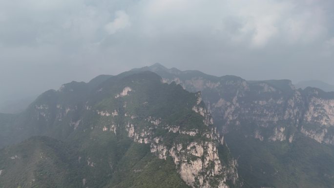 河南焦作修武风景名胜云台山太行山航拍