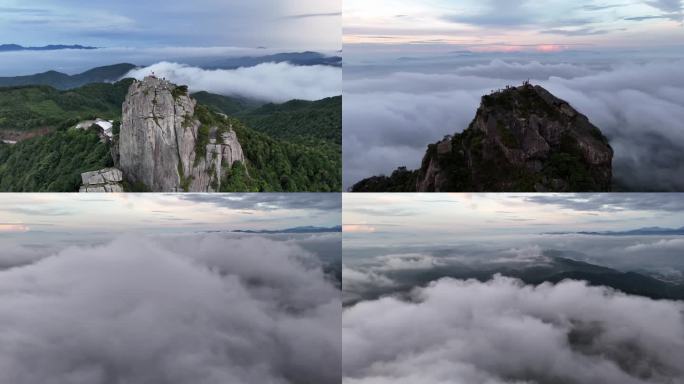 旅行登山探险日出云海奇观自然风光