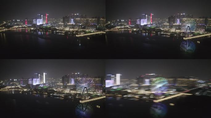 深圳前海航拍4K 夜景07