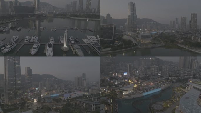 深圳海上世界航拍4K
