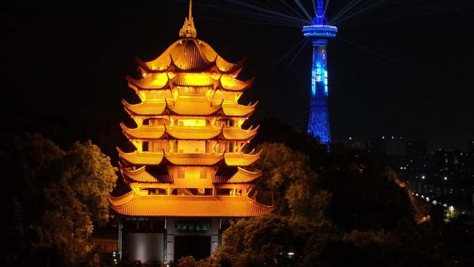 德阳城市地标 夜景