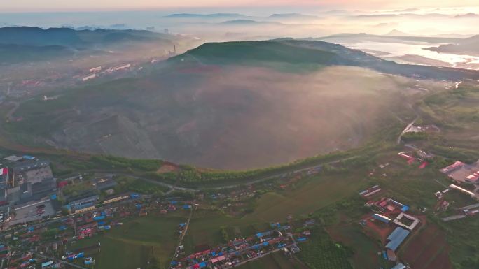 辽宁鞍山大孤山铁矿航拍-28