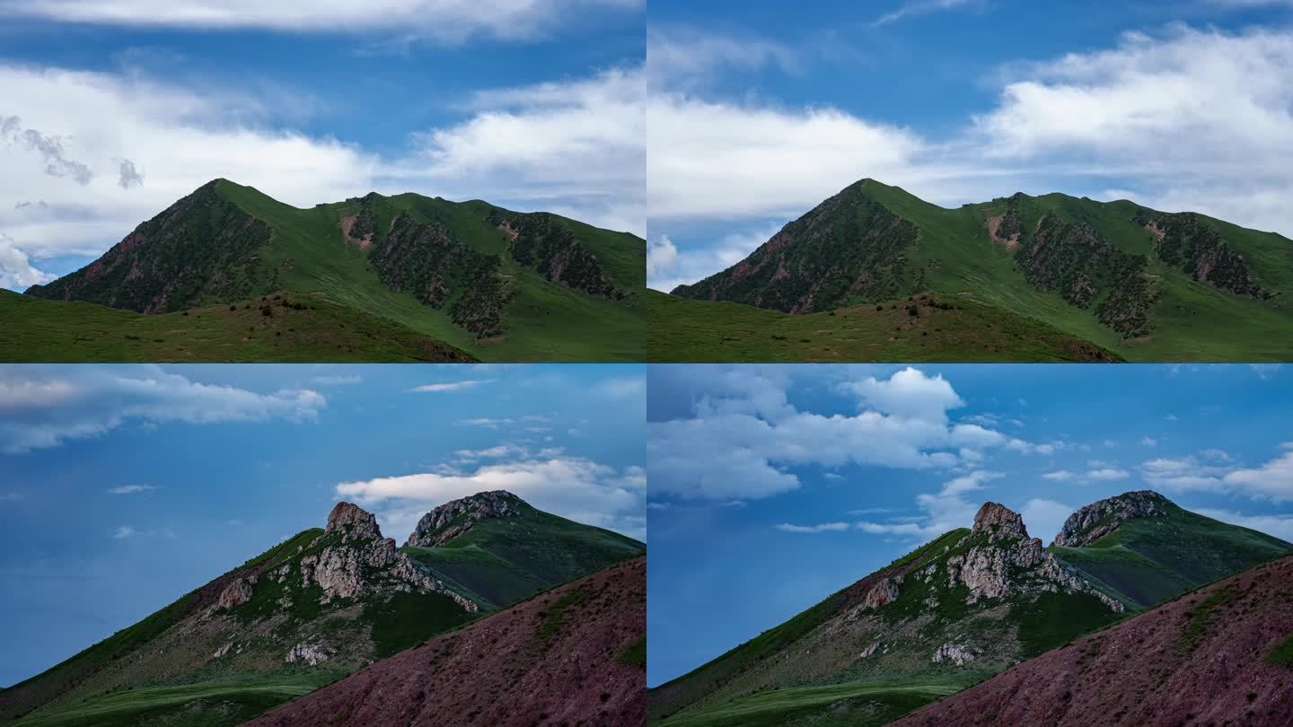 玉树高原风光杂多高山虫草