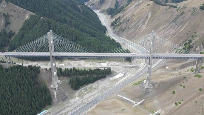 新疆果子沟大桥  高速桥梁