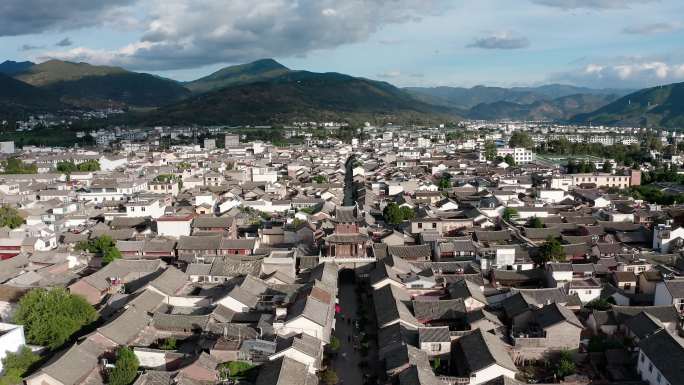 中国云南大理巍山古城风景