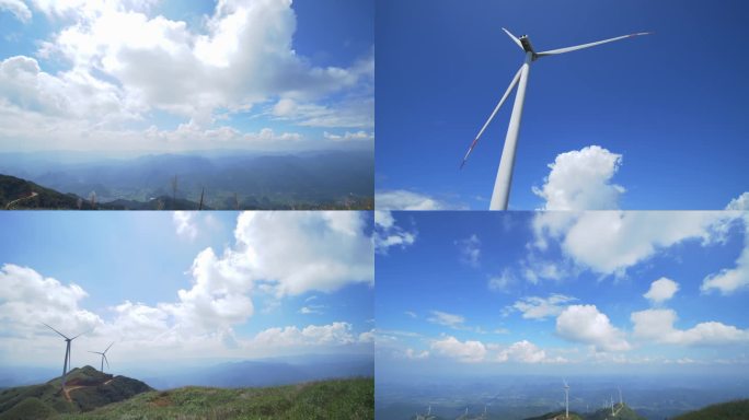 风车风电能源环保电力设施