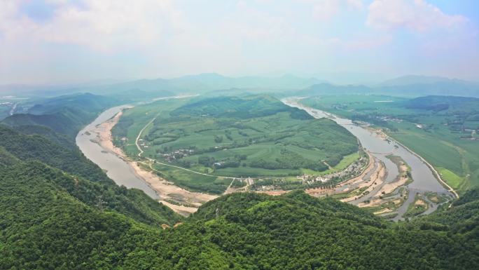 辽宁鞍山岫岩水乡航拍风景5