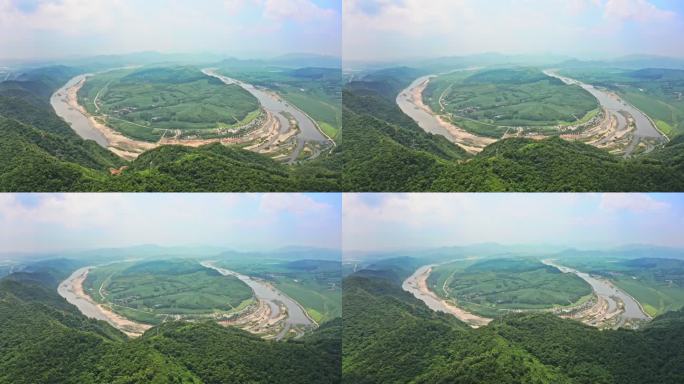 辽宁鞍山岫岩水乡航拍风景5