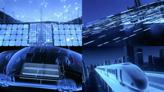 虚拟城市科技新能源片头C4D+AE工程