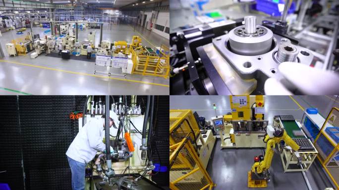 车间生产 机械制造 车间工人