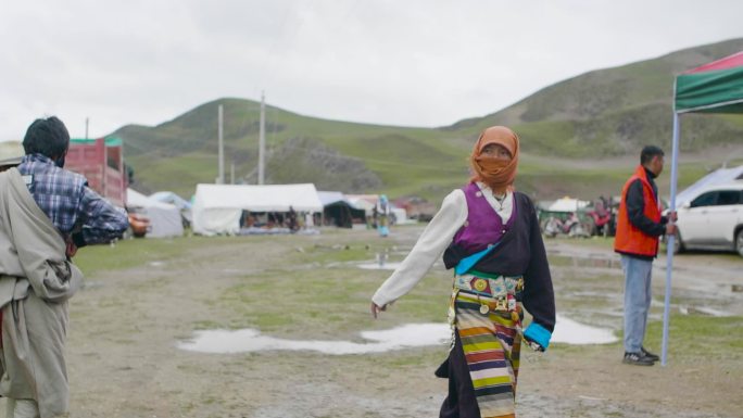 雪顿节 草原牧区活动赛事 西藏人文