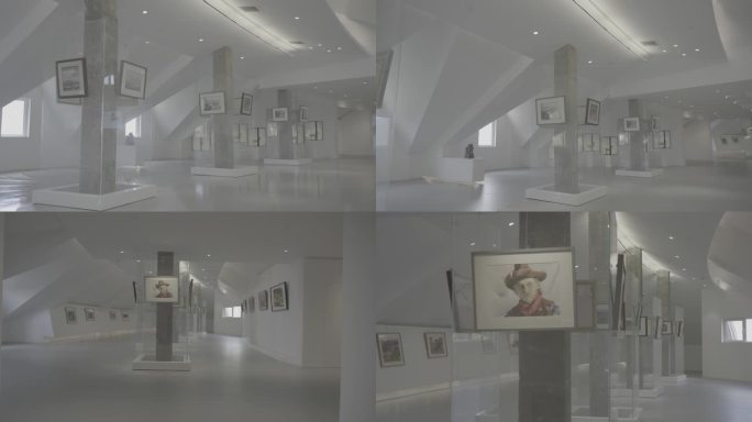 美术馆艺术馆博物馆画廊画展参观