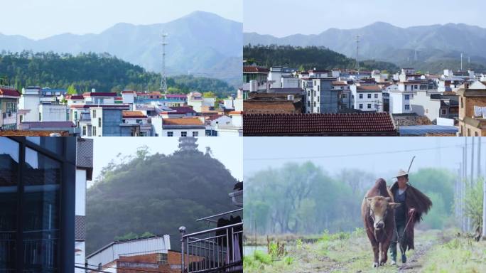 房屋建筑 居民生活 插秧