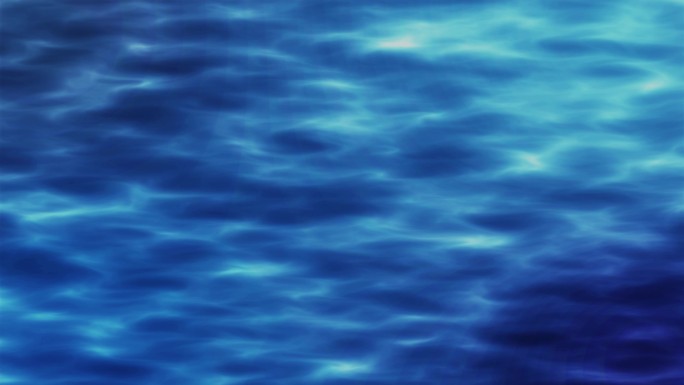 蓝色水纹波纹粒子光效