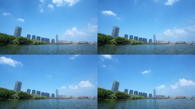 4K柯桥瓜渚湖北岸延时摄影9