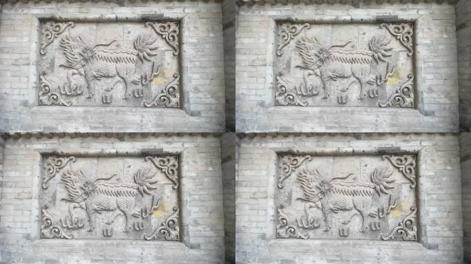 西安城墙上的砖画