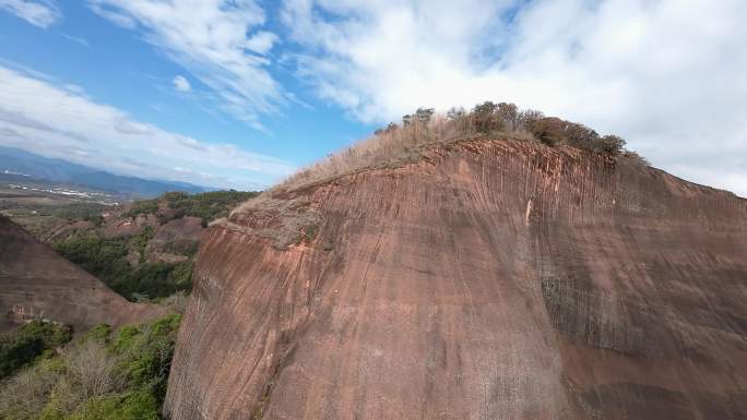 fpv穿越机航拍韶关仁化丹霞山5A景区