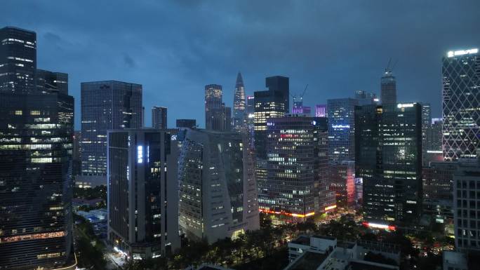 后海总部基地夜景