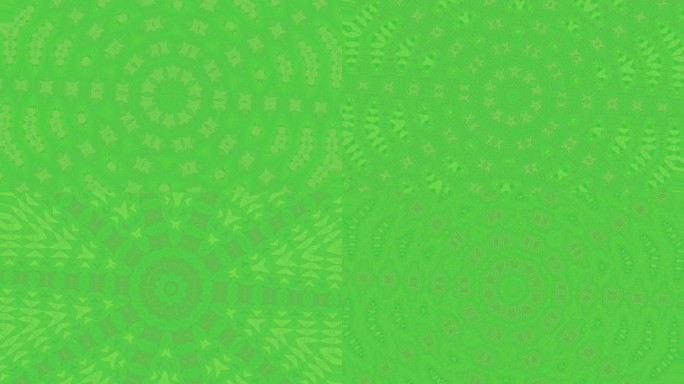 绿色花纹图案圆形背景