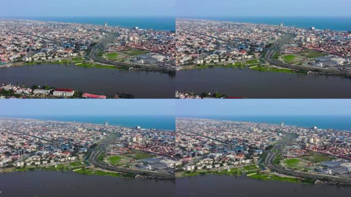 非洲尼日利亚城市航拍41