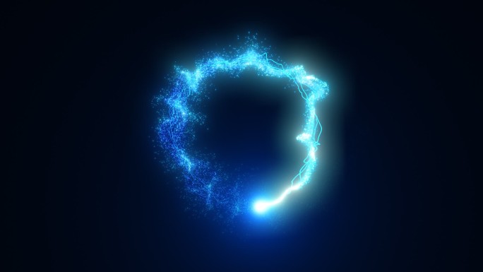蓝色环形粒子【alpha通道】