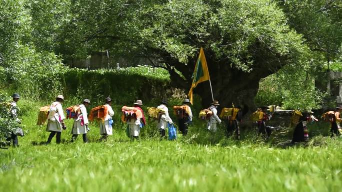 祈福 藏民风 民众祈福 乡村旅游农业旅游