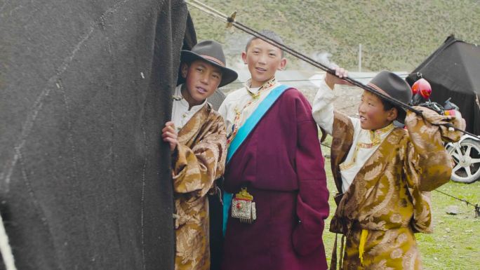 儿童 节日 藏族儿童 少数民族儿童 高原