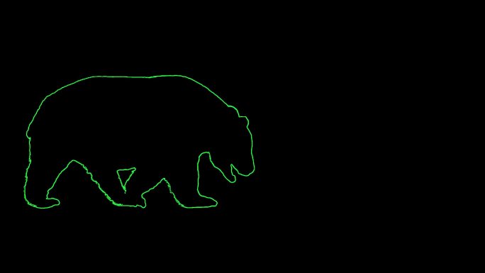 激光投影熊