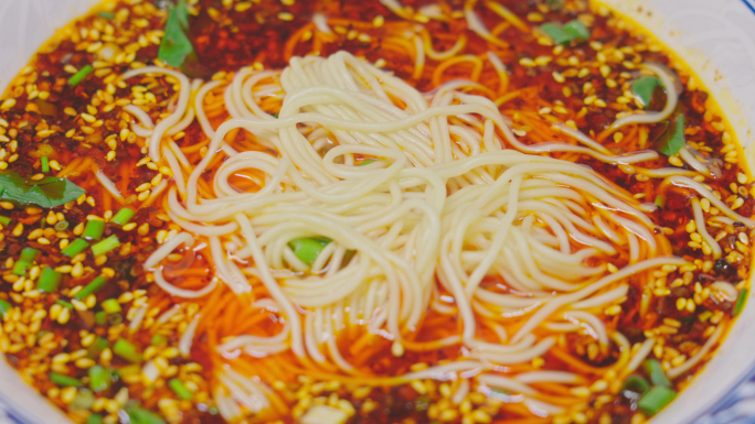 【原创】美食重庆小面面条麻辣面煮面拌面