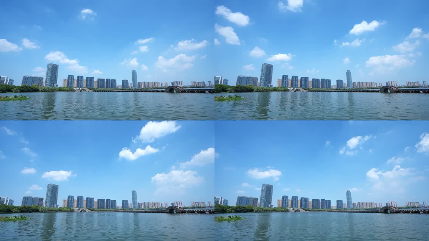 4K柯桥瓜渚湖北岸延时摄影6
