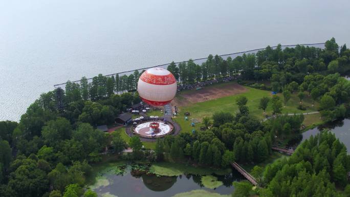 【4K】东湖观光氦气球