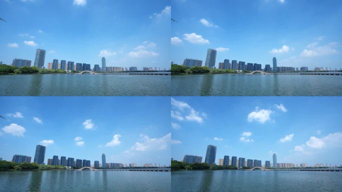 4K柯桥瓜渚湖北岸延时摄影7