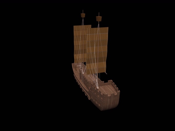 明朝木船 车船的标准样式