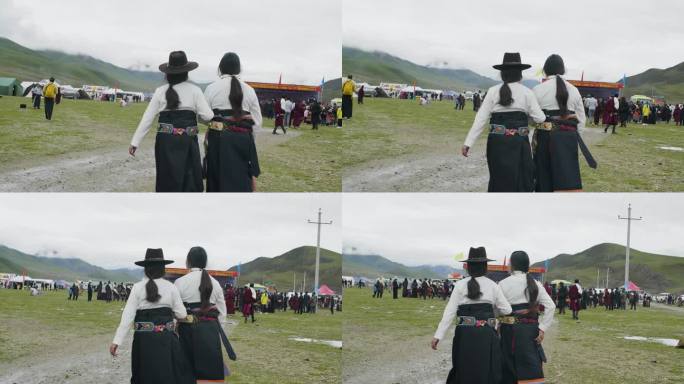 藏族装饰 藏族妇女 牧场 农场 草场
