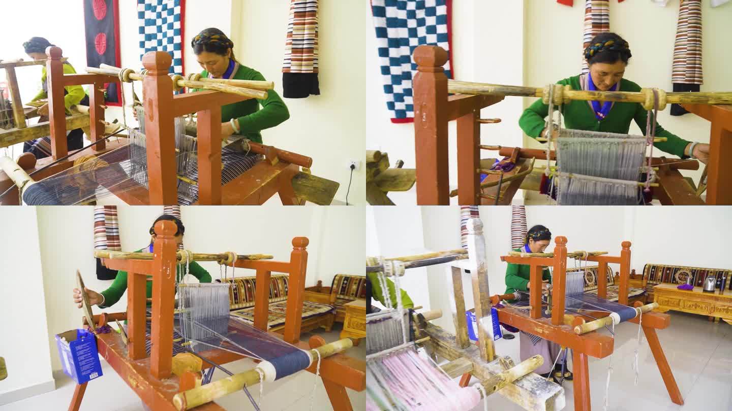 纺织业 编织 穿针引线 花纹纹路纹理纺车