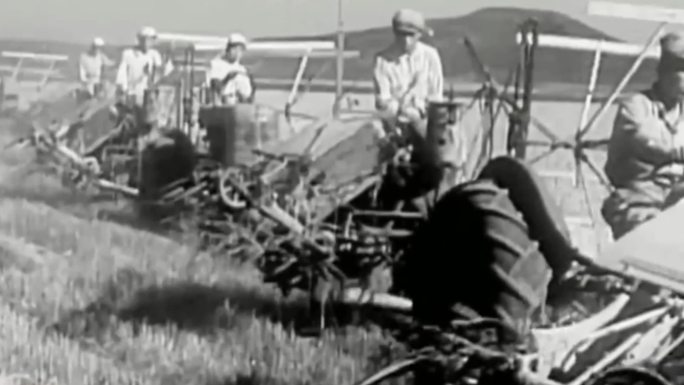 60年代农业 农场 机械化