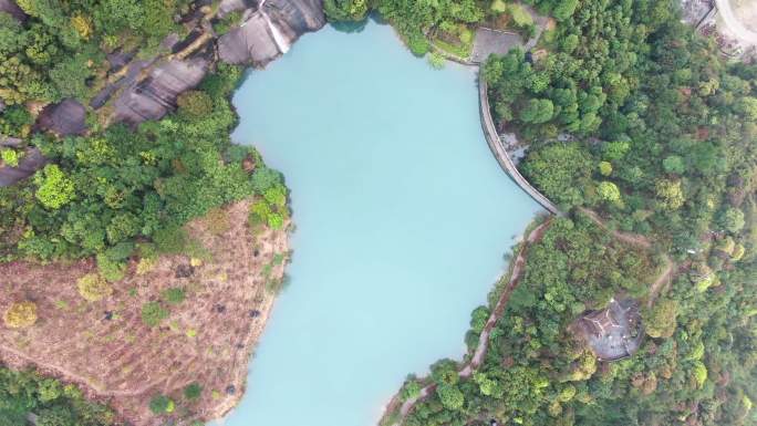 福建福鼎太姥山九鲤湖航拍