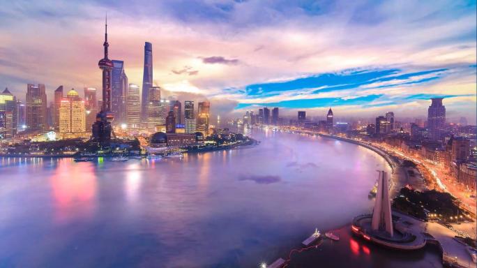 美丽中国唯美大气城市建筑北上广空镜头素材