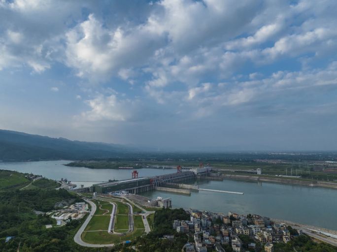 无音频版贵港市桂平市大藤峡延时风光