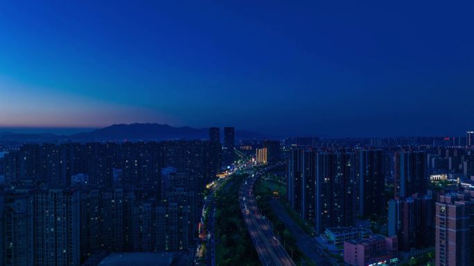 安庆城市夜景延时