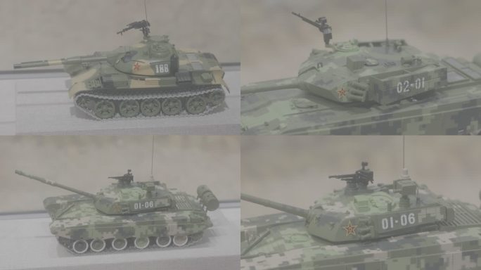 装甲坦克模型+未调色