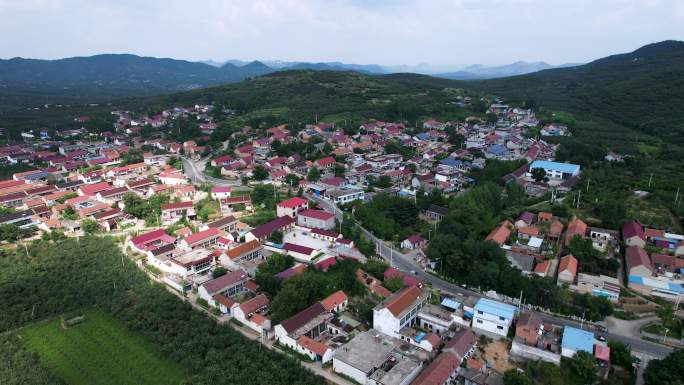 沂蒙六姐妹故乡-烟庄村（俯瞰远景）